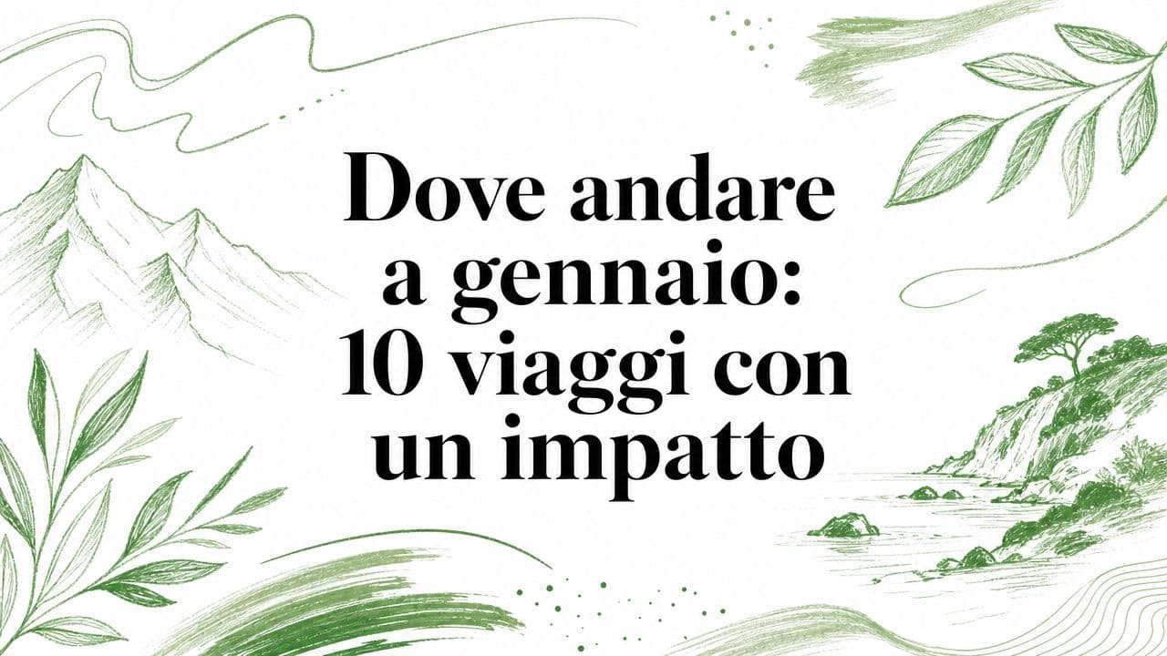 Dove andare a gennaio: 10 viaggi con un impatto