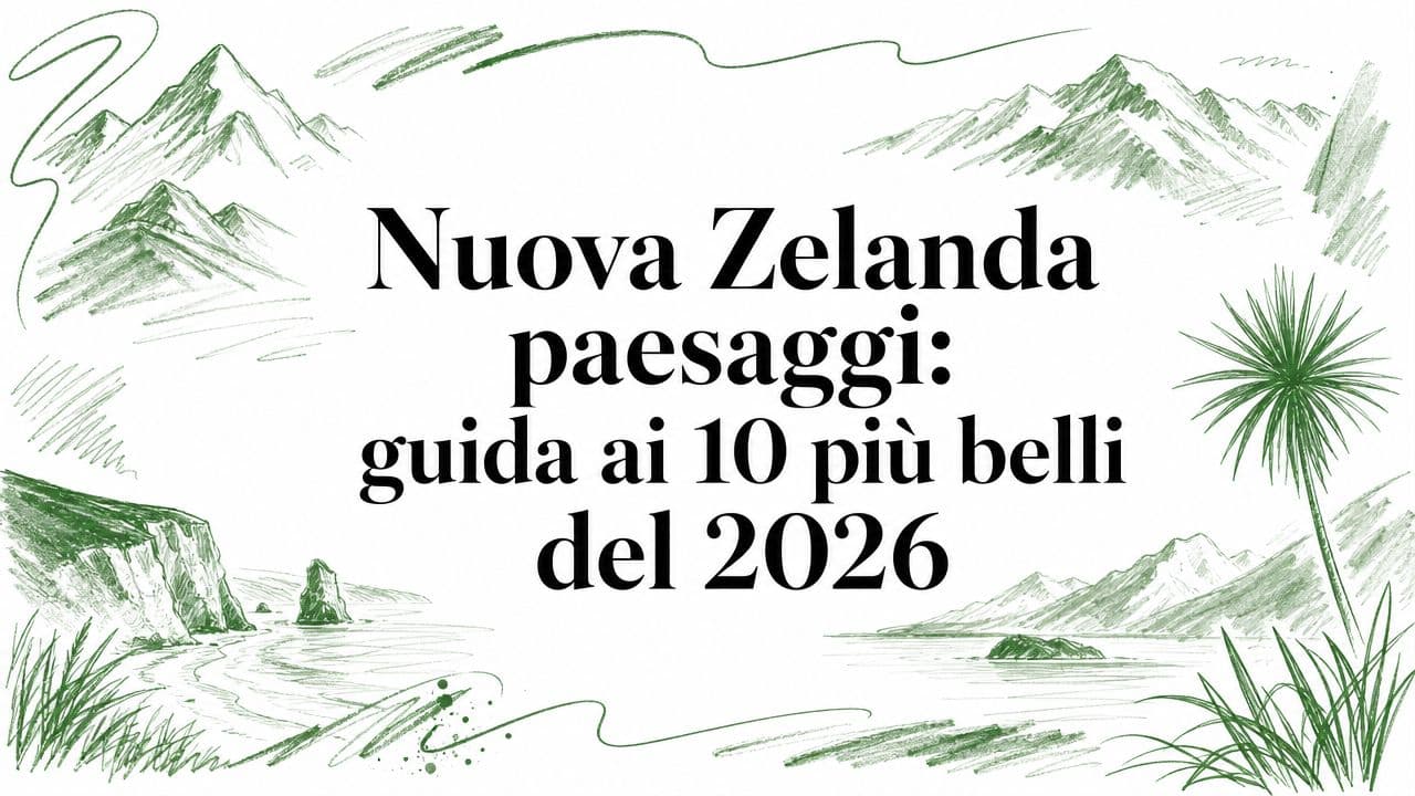 Nuova Zelanda paesaggi: guida ai 10 più belli del 2026