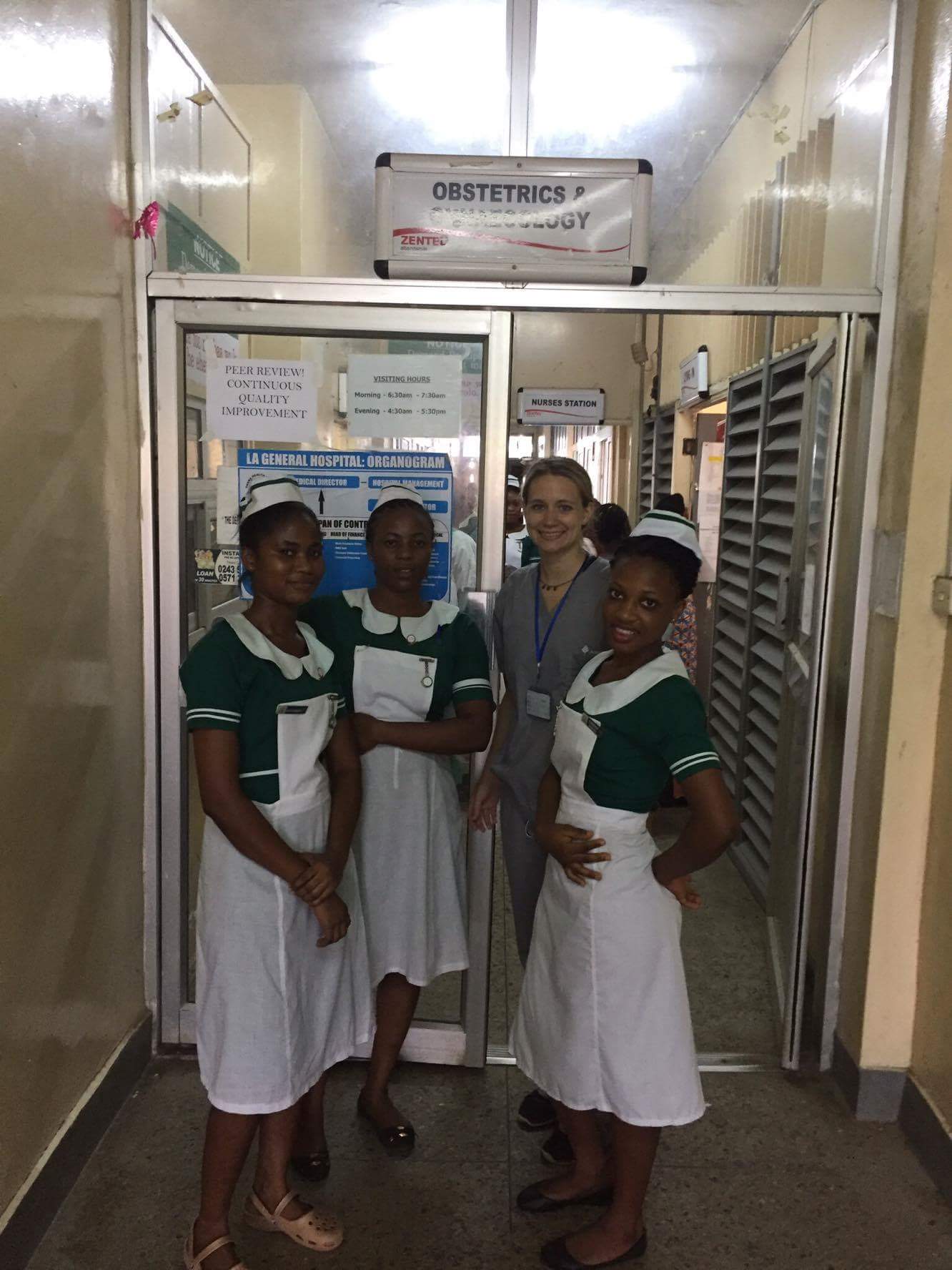 Participant with nurses
