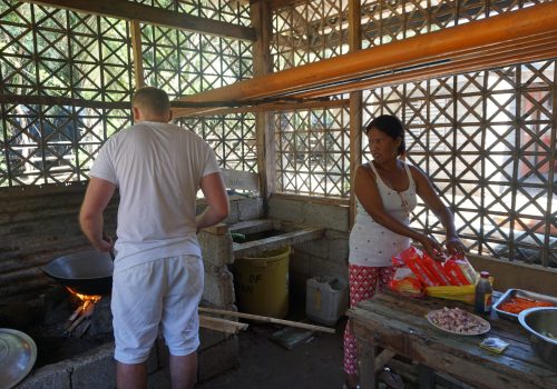 Cooking to feed children in need