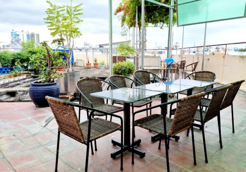 Copy of Enjoy free tea and coffee area