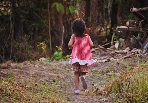 Girl running