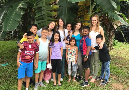 _Group photo of participants with the children