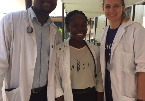 Participant with doctors