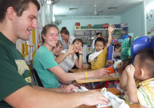 _Participants feeding the children