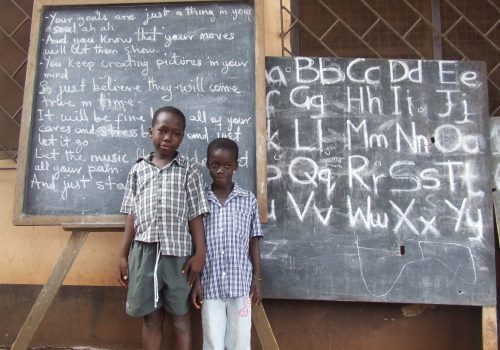 _Students in front of chalboards