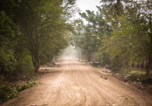 _Village dirt road