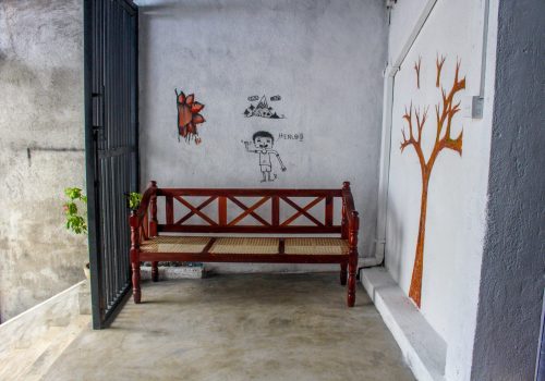 _at the front gate