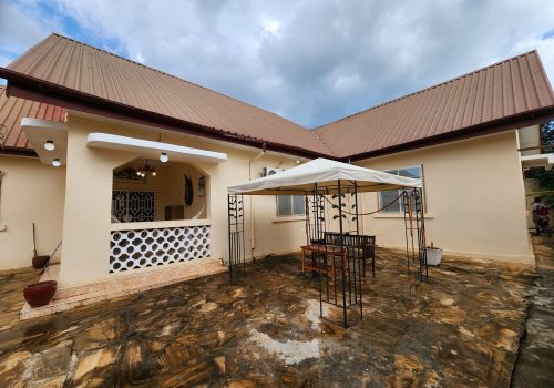 outside the front house - resting area